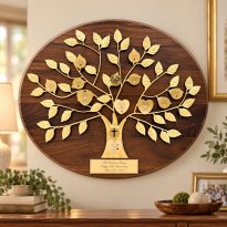 Christian Gift: Personalized Family Tree Plaque